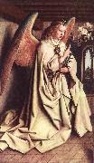 EYCK, Jan van Angel of the Annunciation Sweden oil painting artist